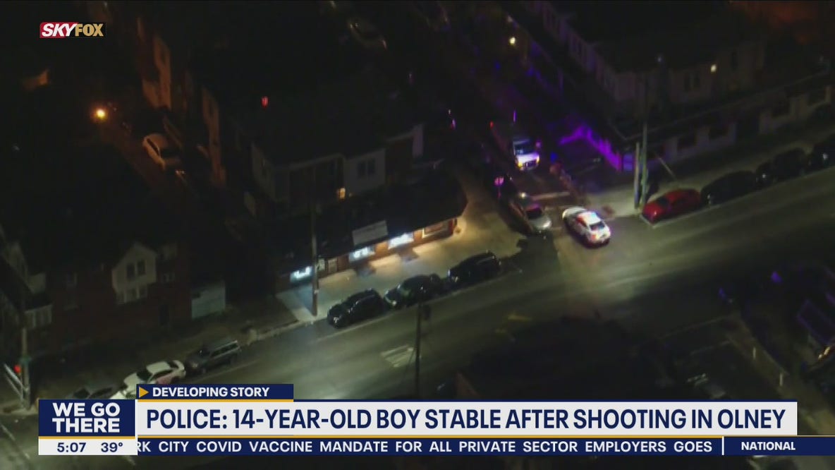 Police: Boy, 14, stable after shooting in Olney